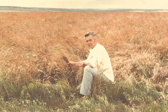 Jack Dobb in fescue